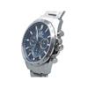 Casio EDIFICE индикатор даты солнечный кварцевый механизм стальной ремешок японские и корейские часы 42,5 мм мужские часы синий циферблат EFB-105SBD-2A