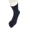 Fukusuke Tabix Plain Cotton Navy Men's Crew-Length Tabi-Style Socks, 2-Pair Set, Blend, 5377-03M,