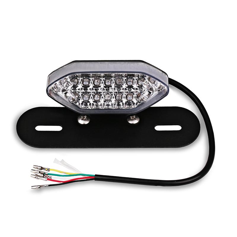 Motorcycle Turn Signals Light Integrated Tail Brake Stop License Lamp Lights For Motorcycle Waterproof Motorcycle Accessories