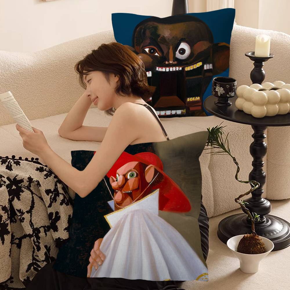 George Condo Art Pillowcases Home Bedding Decorative Pillow Cover Wedding Super Soft Pillow Case