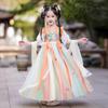Qiz Hanfu qadimiy kostyum bolalar Xitoy uslubi kichkina qiz kiyimi Tang liboslari malika yubka milliy kostyum bolalar