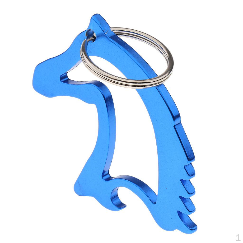 Открывалка для пивных бутылок в виде головы лошади Брелок для ключей Оригинальный Подвеска для сумки