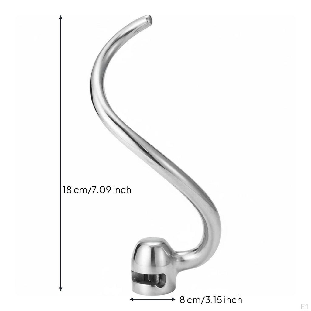 Stainless Steel Bread Hook FoodGrade Stand Mixer Kneading Rustproof Kitchen Appliance Part