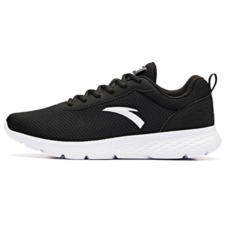 Anta Casual Shock Absorbing Non-Slip Wear-Resistant Breathable Lightweight Low-Top Running Shoes Men Sneaker Black 912325525-4