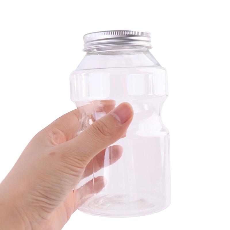 500 мл Квадратная одноразовая бутылка для сока, напитков, молочного чая, пластиковая бутылка для йогурта
