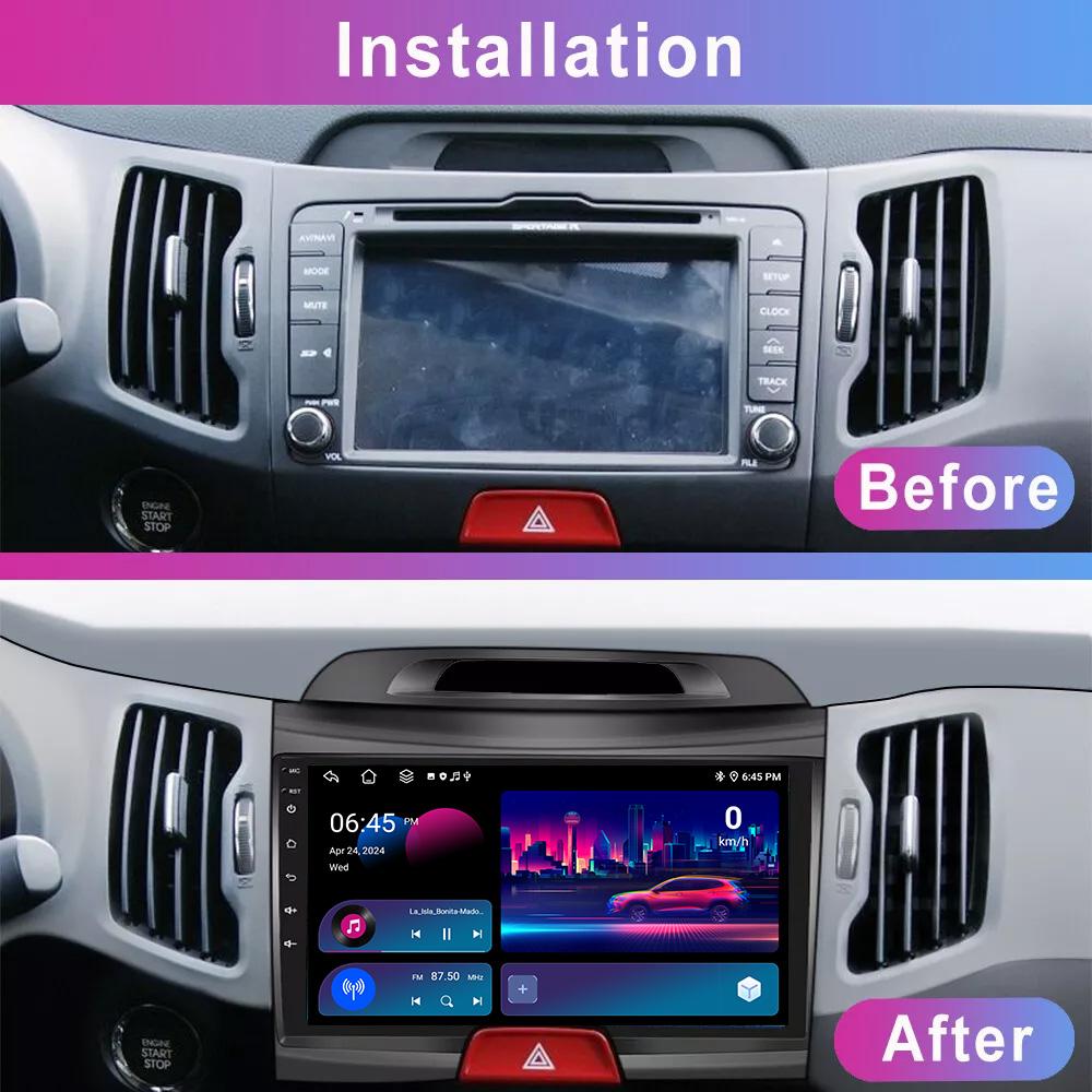Android Car radio For KIA Sportage 3 SL 2010-2016 Carplay Android Auto Car stereo 4G WIFI 2 din Multimedia Player