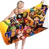One Piece Monkey Beach Towel Anime Saiyan Summer Towels Bathroom Bath Towel Swim Towels Travel Beach Towel Quick Dry Kids Gift