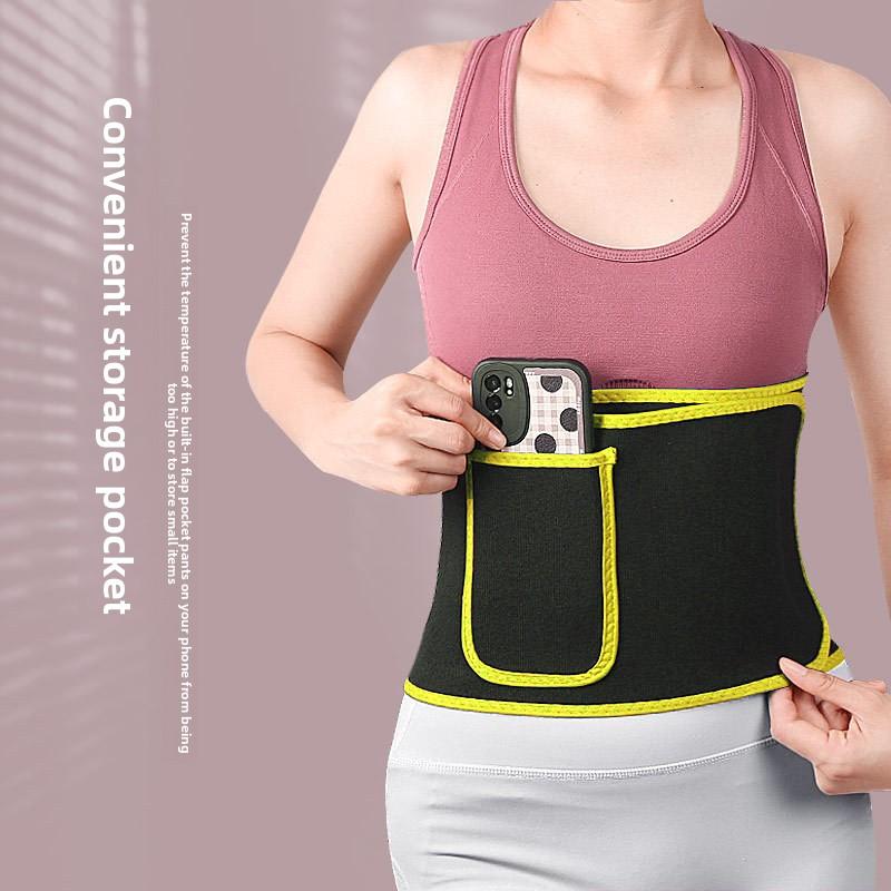 Sports Sweating Belt Sculpting Running Yoga Waist Protection Men's and Women's Sports Fitness Belt Sweating Belt Belts