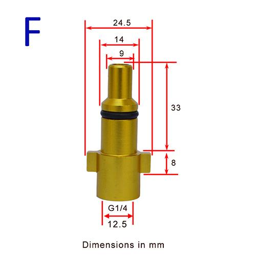 Пистолет для мойки высокого давления, байонетный соединитель, насадка для пены для снега, переходник насадки для пенопласта, переходник для мыльного пистолета