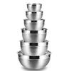 Stainless Steel Mixing Bowls Non Slip Nesting Whisking Bowls Set Kitchen Mixing Bowls For Salad Cooking Baking