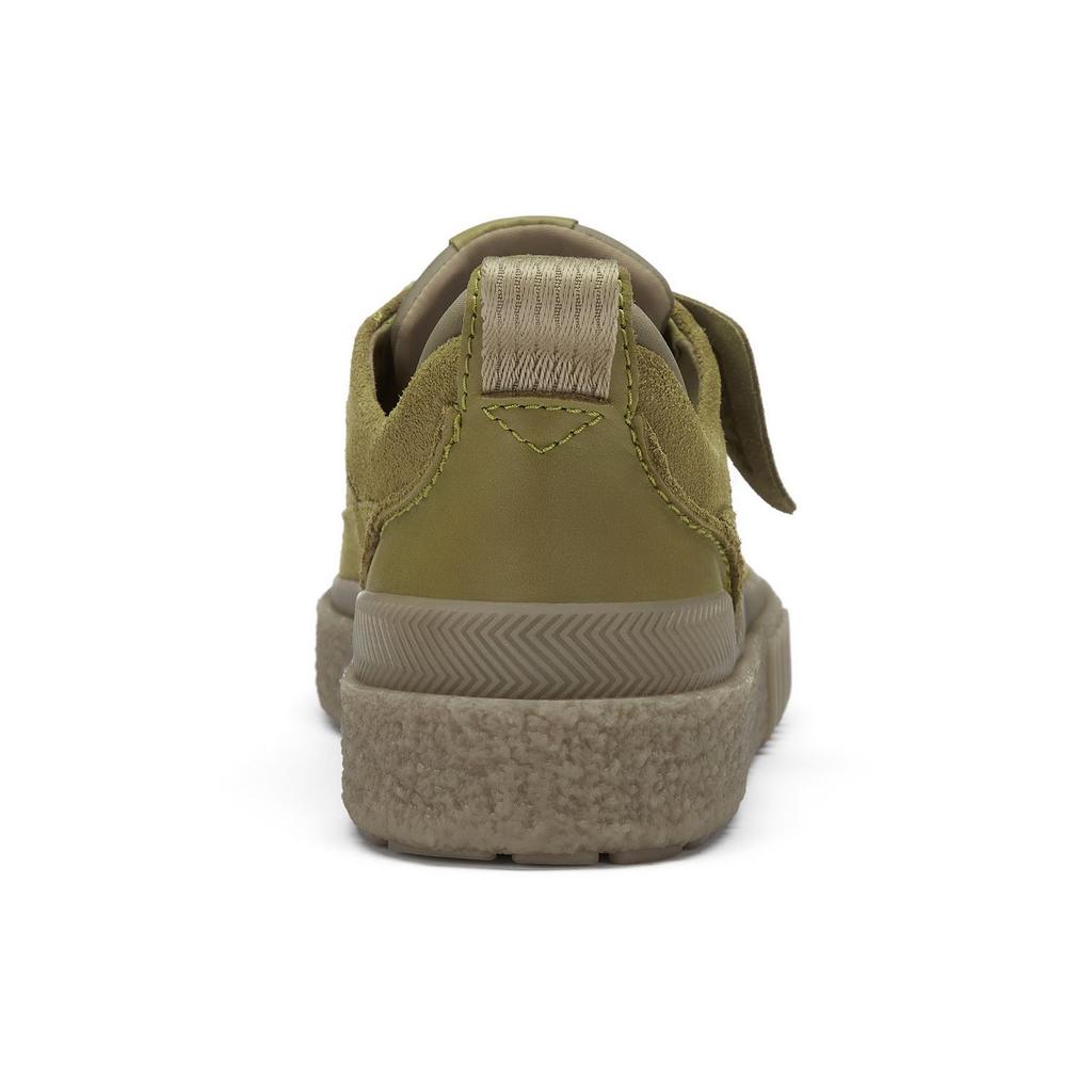 Clarks Двухслойные кожаные уличные спортивные повседневные низкие кеды для скейтбординга мужские кроссовки Зеленые 261761847