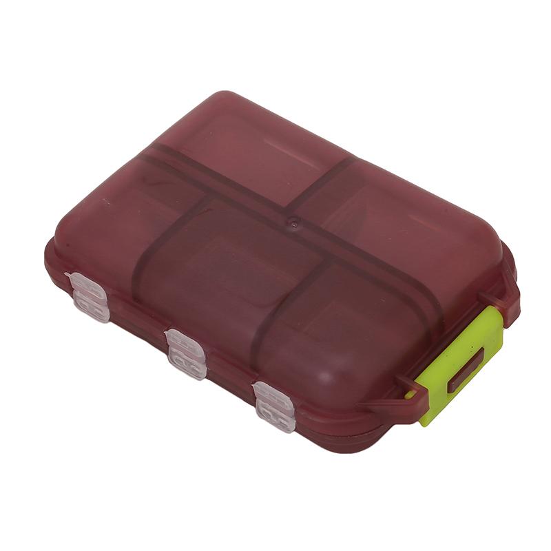 Weekly Travel Small Box Portable Pocket Tablet Organizer Plastic Container Boxs 10-compartment Storage Case