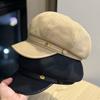 Новый осенний восьмиугольный берет для женщин, ретро британский стиль, маленькая корейская версия, повседневная универсальная кепка-утка, шляпа художника, трендовая