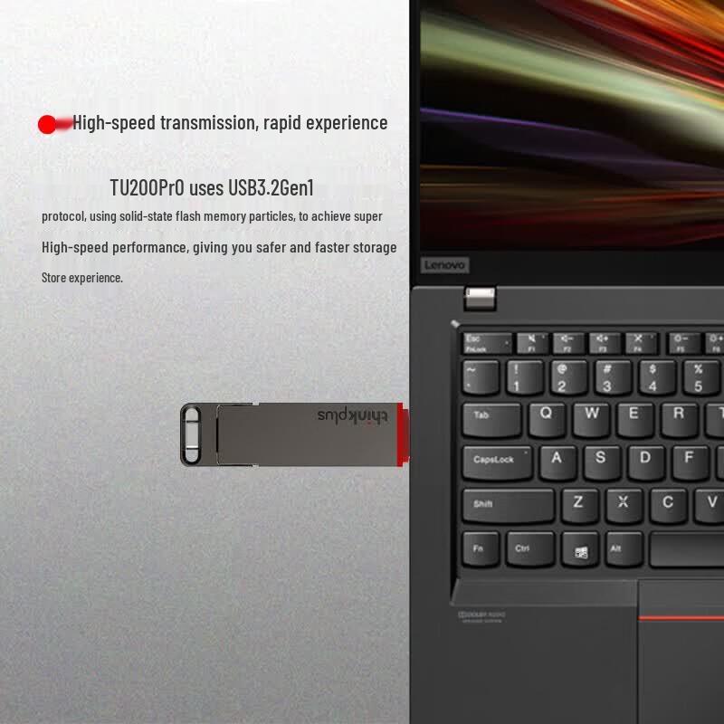 Lenovo ThinkPlus TU200Pro Dual USB-C SSD Flash Drive