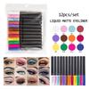 Colorful Liquid Eyeliner Matte Lasting Waterproof Eye Makeup Eyeliner 12 Colors Set