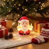 Humorous Christmas Party Decor Middle Finger Light, Naughty Santa Claus Reindeer Giving Lamp with LED Whimsical Gifts for Colleagues Warm Glow,