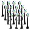 Сменные насадки для электрических зубных щеток Philips Sonicare 4 упаковки по 16 штук черные (HX6064), кисти,