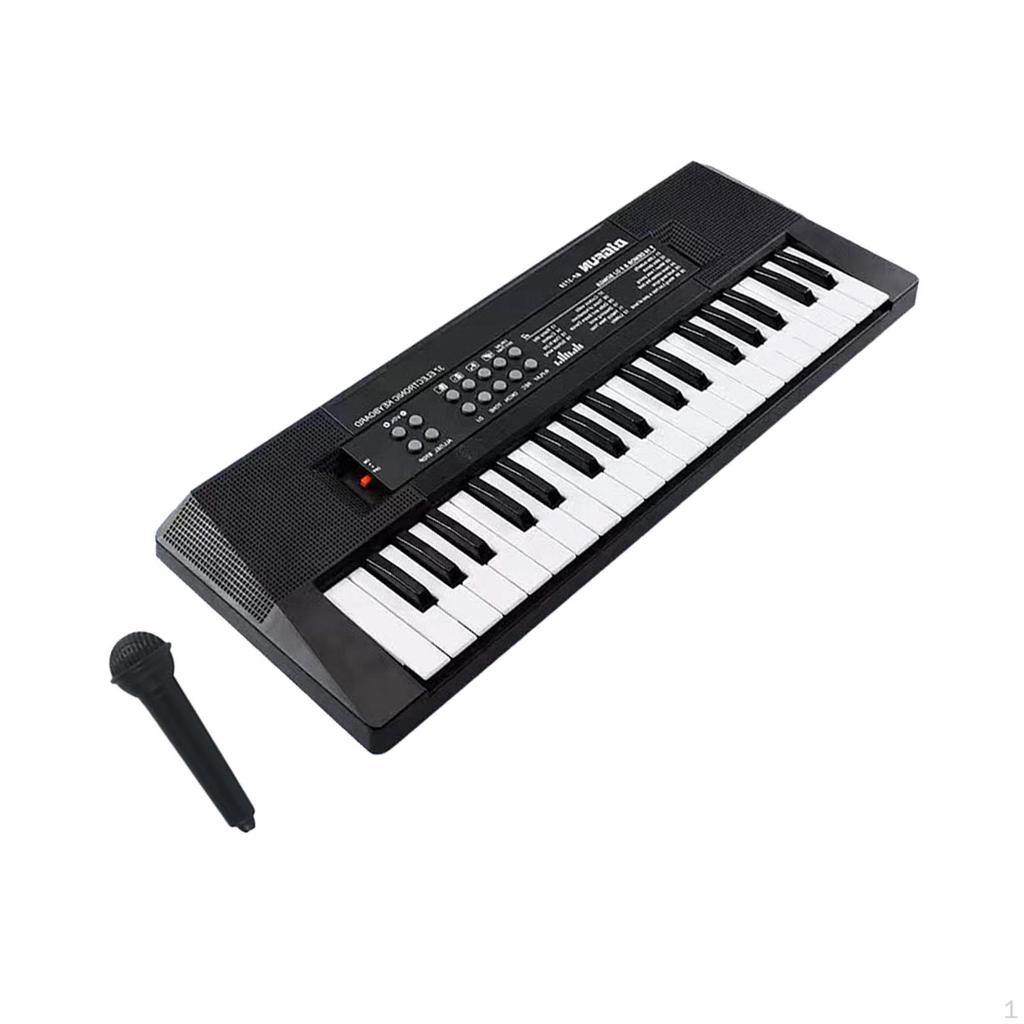 Children Piano Instrument Toy Musical W/Mic Portable Multifunctional 37 Keys Electronic Kids