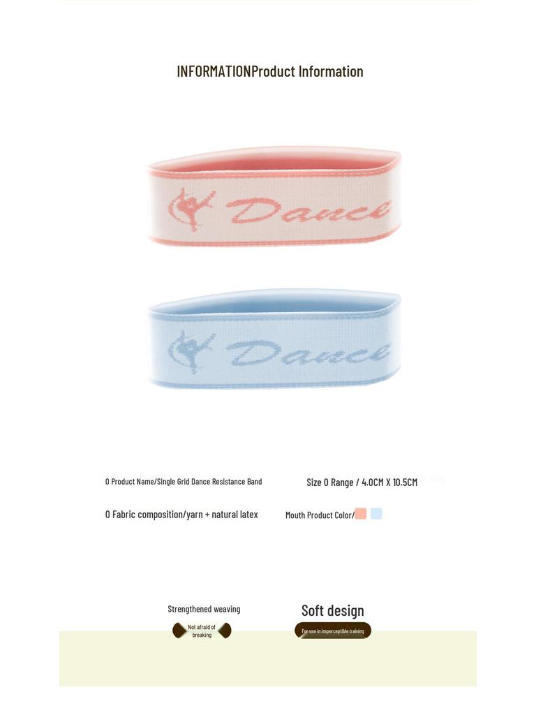 Children's Dance & Fitness Resistance Band – Women’s Open Shoulder & Stretching Band for Training