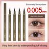 Liquid Eyeliner Quick Dry Waterproof Non-Smudging Long-Lasting Ultra-Thin Precision Eyeliner with Cotton Tip - Perfect for Beginners