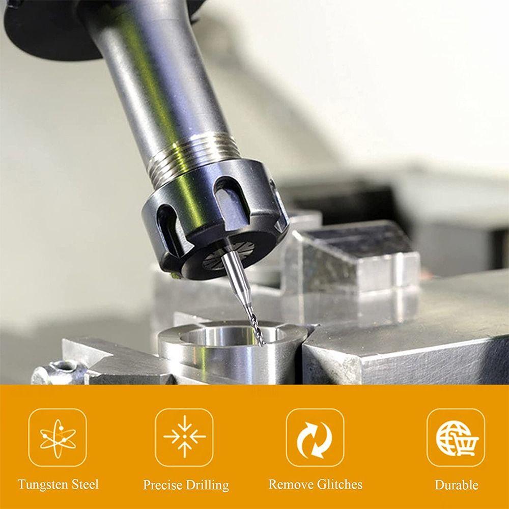 Carbide Wood CNC Drill PCB Drill Bits Mini CNC Drilling Bit CNC Milling Cutter Corn Engraving Drill