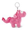 NICI Uni-Dragon Ruby Key Ring, 10cm, Dragon, Unicorn, Pink, Sparkly, Gift, 3045694