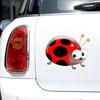 S50353 # милый мультфильм божья коровка наклейка на автомобиль мотоцикл декоративные аксессуары