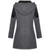  Womens Winter Warm Outwear Floral Print Hooded Pockets Vintage Oversize Coats
