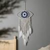Devil's Eye White Weaving Dreamcatcher Handmade Weaving Dreamcatcher Room Decoration