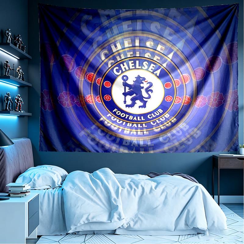 football club F.C Print Tapestry, Lightweight Wall Hanging, for Bedroom, Dorm, Living Room, Home Art Decor - Birthday Christmas Gift for Friends