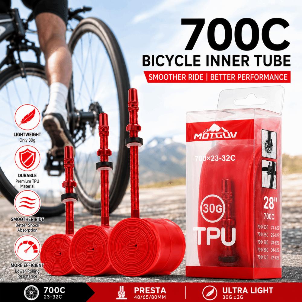 TPU TPU Inner Tube 28g Lightweight Cycling Bike Tires Durable Bike Inner Tires Road Bike