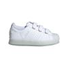 Adidas Superstar Series Synthetic Leather Comfortable Versatile Durable Low-Top Kids Sneakers Kids Sneakers White IH8008