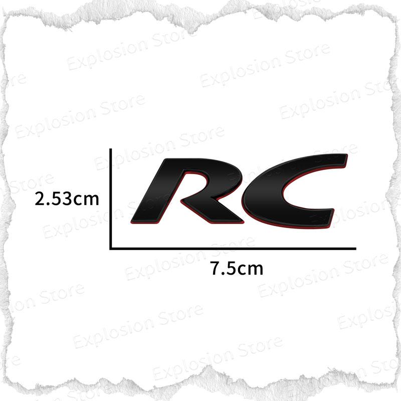 3D металлический декор автомобиля RC эмблема задний багажник значок наклейка на крыло наклейки на тело для RC Sport 301 308 307 208 5008 107 206 207
