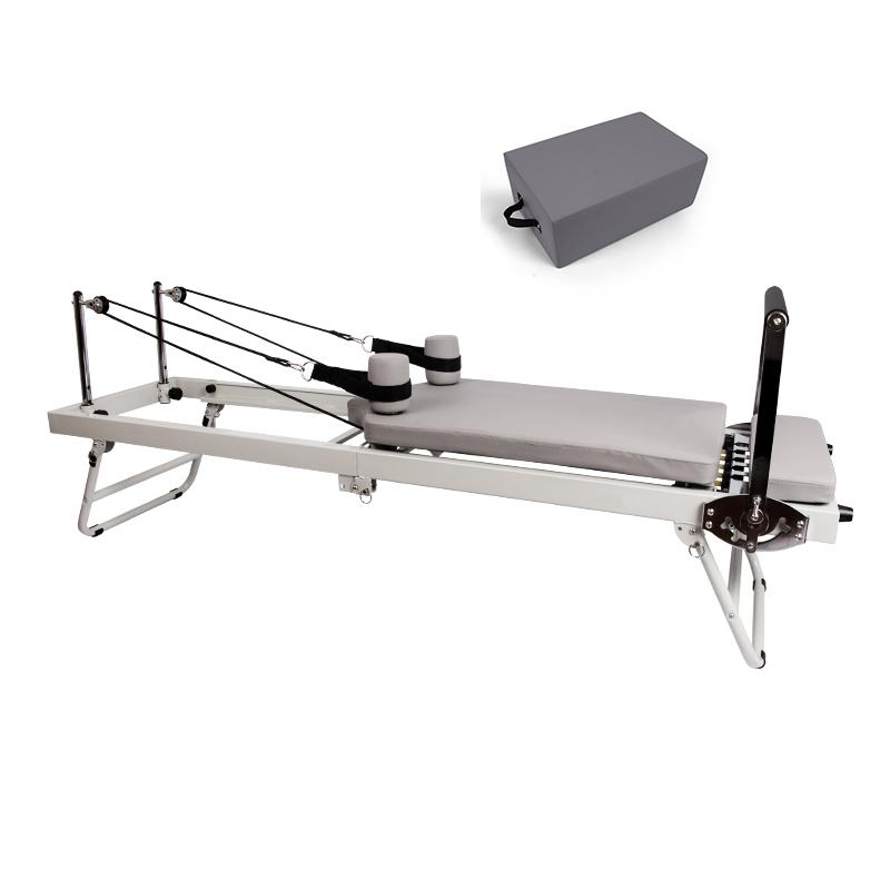 Большой складной пилатес-реформер Оборудование Основная йога-кровать Домашний фитнес Потеря веса Сталь АБС Стали Материал Машина для пилатеса
