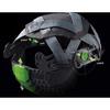 DIC Transparent Visor Helmet Shield KP AP11EVOCSWHA6KPWG (with Surface) AP11EVO-CSW White/Green