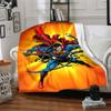1pc Superman, Chains Flannel Throw Blanket Soft, Warm & Cozy for Couch, Bed, Office, and Travel Versatile All Season Gift, Christmas present