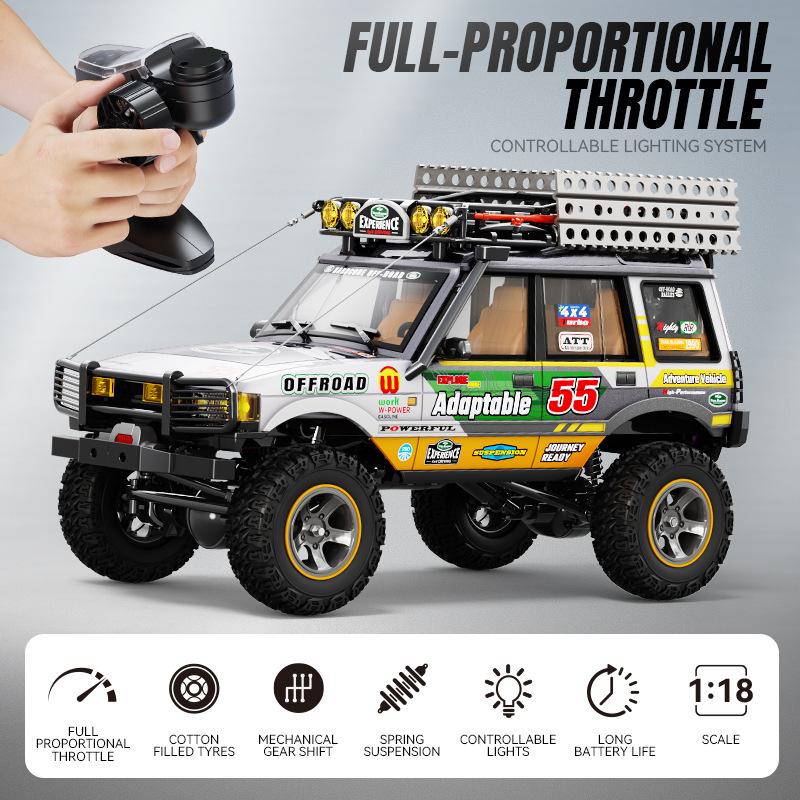 JXC 1/18 4WD RTR RC Внедорожник LR1801 Профессиональное Вездеходное Автомобильное Скалолазное Грузовое Автомобильное Гусеничное Ползающее Багги Игрушка для Взрослого Подарок