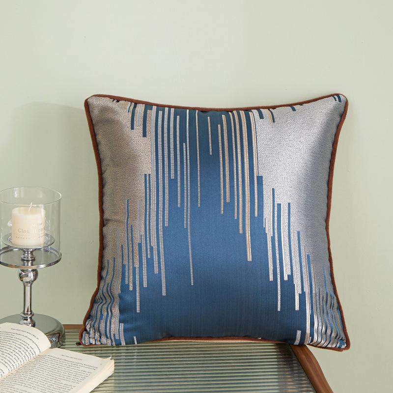 Jacquard High-precision Back Pillow Light Luxury Pillow Bed Bedside Pillow