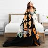 Ghost Reading Blanket Quality Warm Soft 2025 New Halloween Throw Blanket Winter Kid Adult Couch Chair Sofa Bed Fashion Bedspread