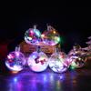 6Pcs Shining Christmas Balls with LED Light Pendants Refillable Ball Christmas Tree Hanging Ball