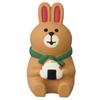 Decor Corporation Omusubi Wild Rabbit New Rice Festival Series [ZCB-35807] Miniature Miscellaneous Goods, Interior Ornament, Collection