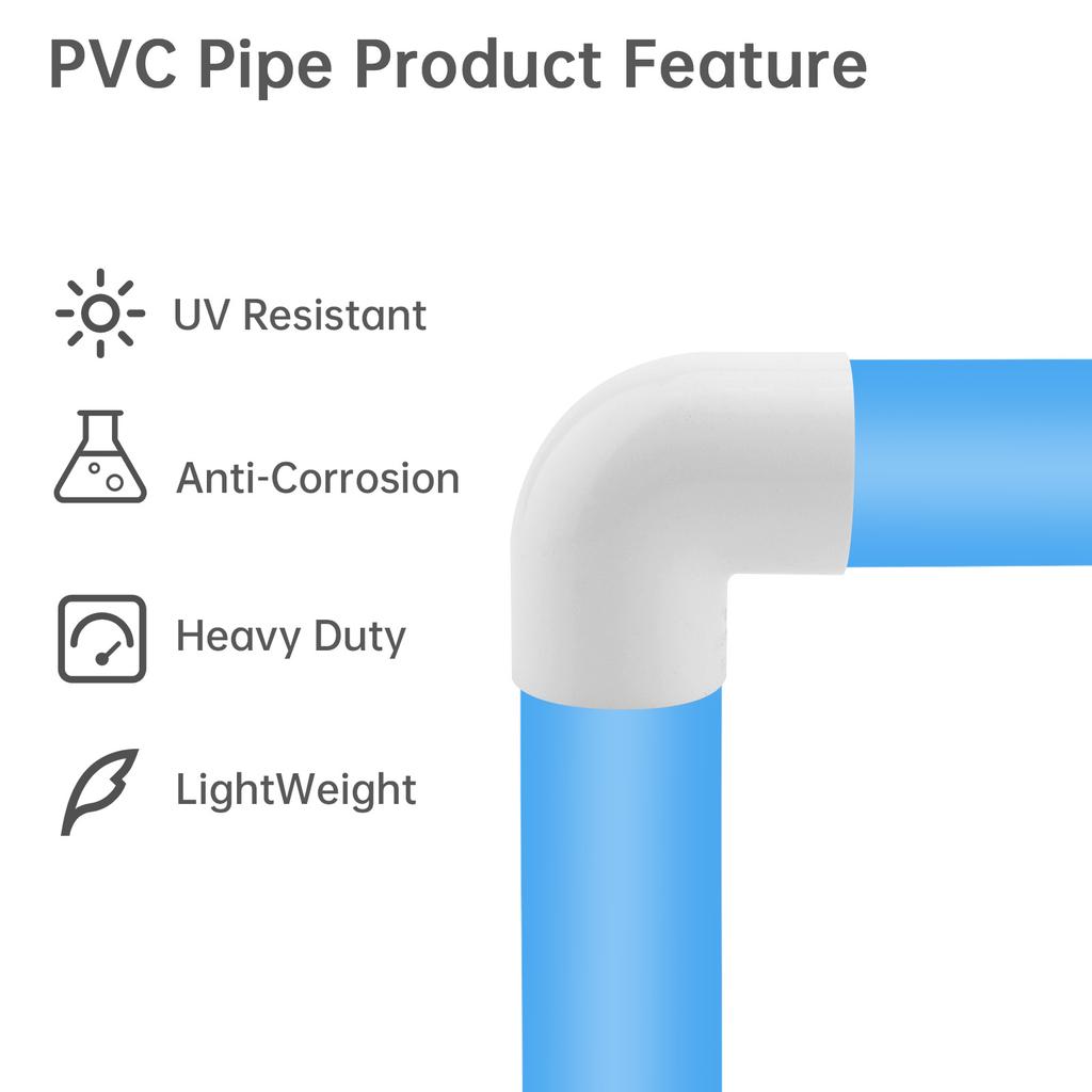 10 шт. 1 дюйм 90° ПВХ фитинги-угольники, мебельный класс 2-сторонний соединитель для самодельных полок, теплицы, трубных конструкций и мебели