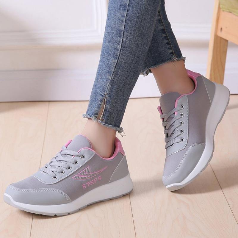 Spring and Summer Sports Style Women's Shoes Travel Shoes Non-slip Comfortable All-match White Shoes