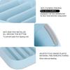 with Bottom Anti-Skid Pad Pet Slow Food Bowl Plastic Anti Choking Feeding Bowl  for Cats Dogs