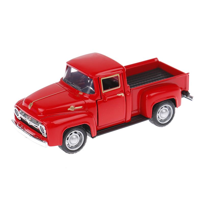 1:32 Classic Rustic Vintage Alloy Pickup Truck Vintage Pull-Back Car Model Toys