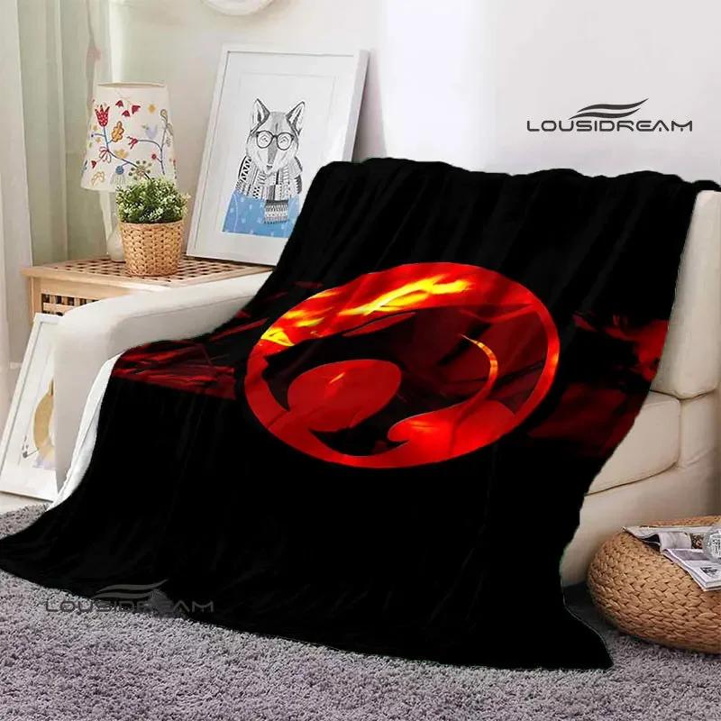 Одеяло с принтом Thundercats, детское теплое одеяло, одеяло с фланцем, домашнее дорожное одеяло, подкладка для кровати, подарок на день рождения