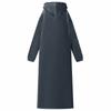 Navy Blue Oversized Blanket Hoodie L Fleece and Flannel