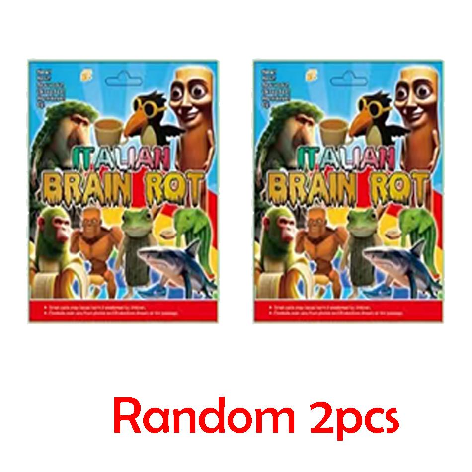 NEW Blind box Italian  Brainrot AI Animals Tung Tung Tung Sahur Figure Tralalelo Tralala Figure Doll  DeskOrnament Gift