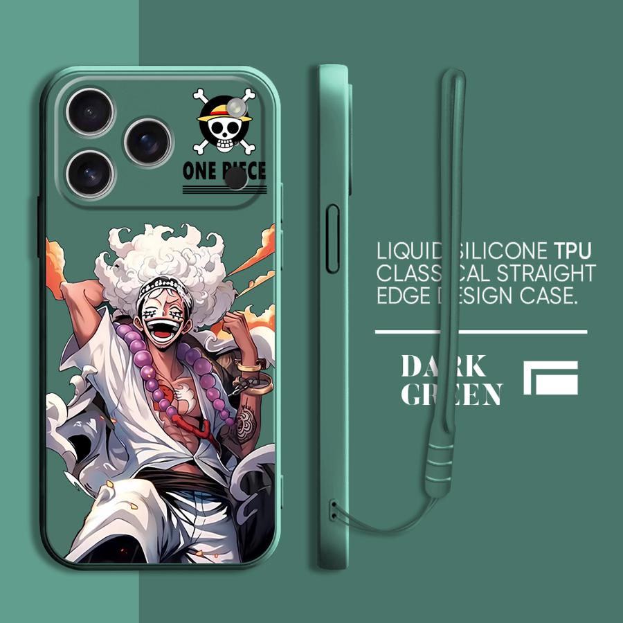 Мультяшный Чехол для Телефона Милый One Piece для Apple iPhone 17 Pro Max 11 7 8 XS XR 12 Plus 16 Air 15 13 Mini