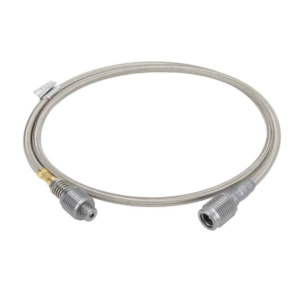 Gas Hose High Temperature Resistance Flexible Stainless Steel Propane Adapter Hose for Outdoor Camping